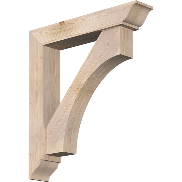 Ekena Millwork Westlake Traditional Smooth Bracket w/ Offset Brace, Douglas Fir, 7 1/2"W x 40"D x 44"H BKT0806X40X44WTL01SDF - main